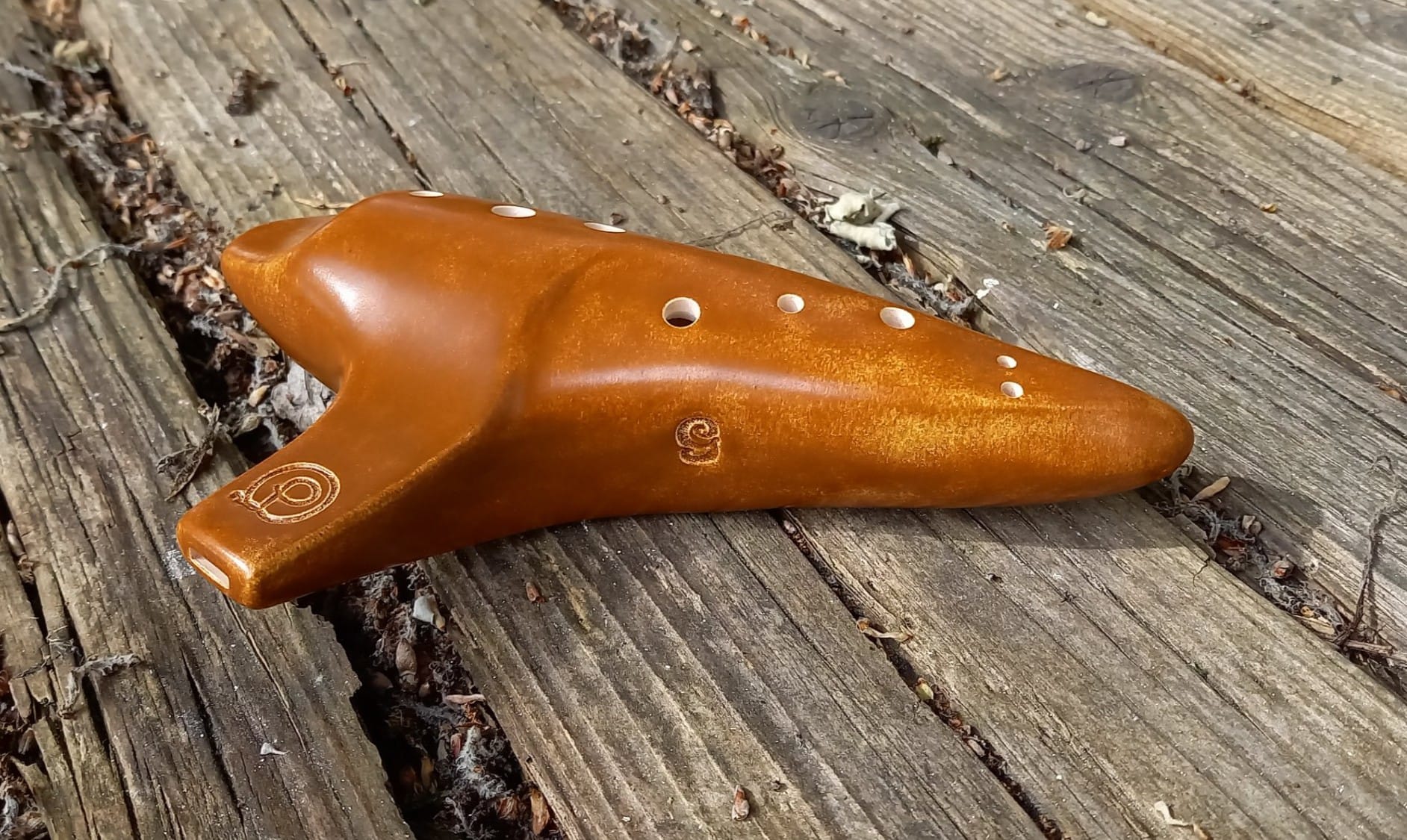 Les Pure Ocarinas en marron