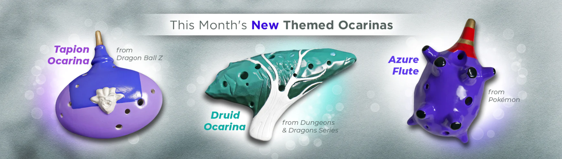 3 nouveaux ocarinas chez STL Ocarina